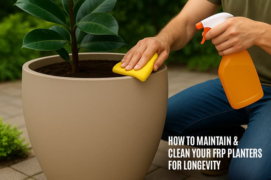 Maintain frp planters