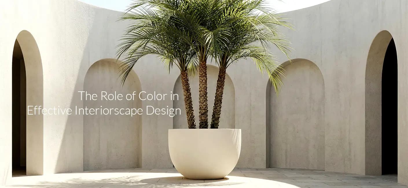The Role of Color in Effective Interiorscape Design