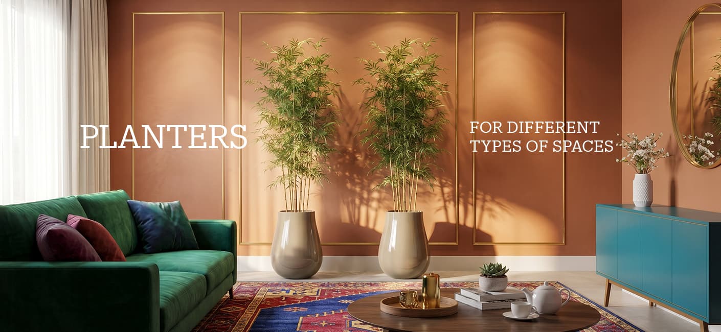 planters for different spaces