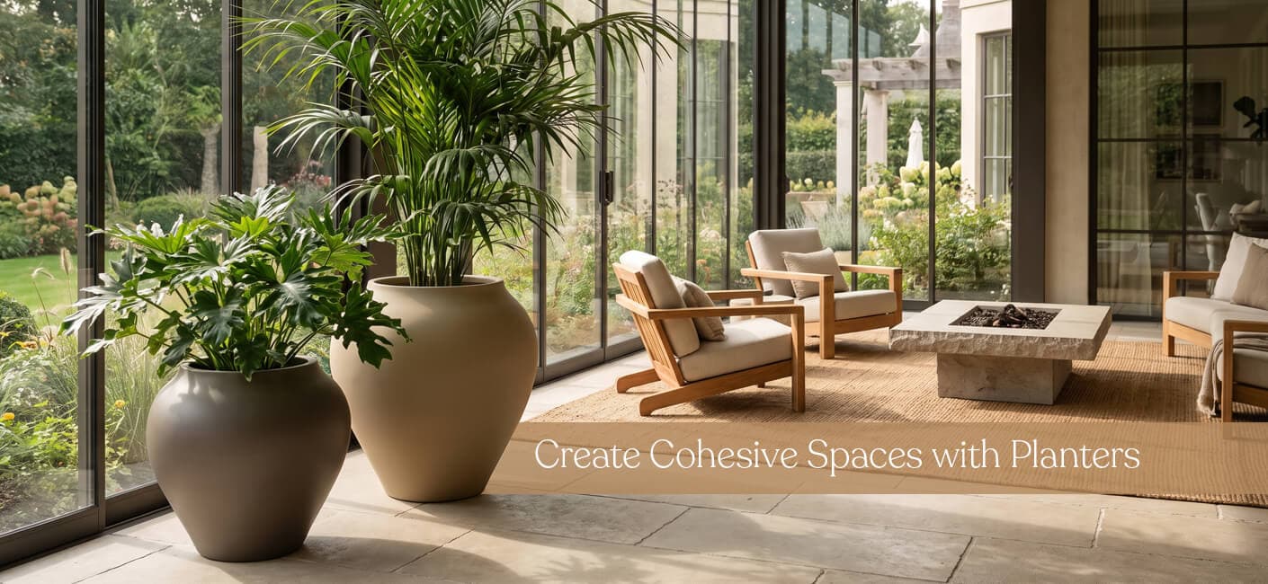 Creating Cohesive Outdoor Spaces with Planter Collections